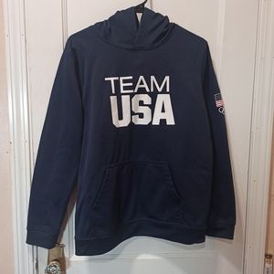 TEAM USA YOUTH Navy Pullover Hoodie